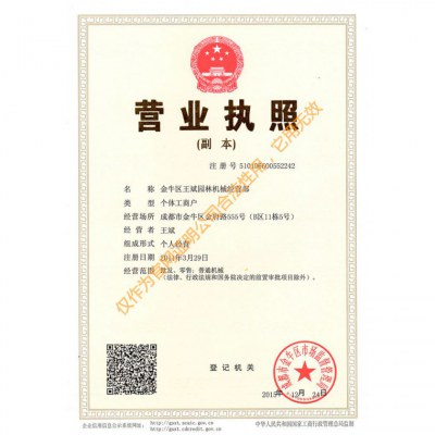 公司營(yíng)業(yè)執(zhí)照